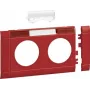 Tapa ciega halogen-free HAGER GB080213020, 2 módulos, estándar, rotulable, para canaleta OT80, blanco puro RAL 9010