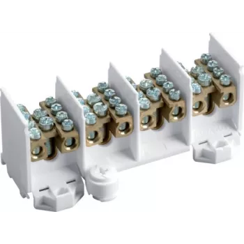 Hager K28N Borne de conexión principal de 4 polos 25/4x16 mm² gris