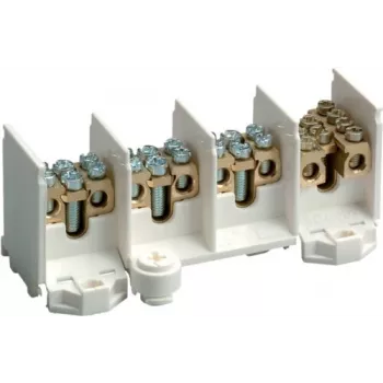 Hager K29N Borne de conexión principal de 4 polos 25/2x16 mm² Gris