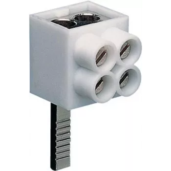 Hager KF82A Borne de conexión unipolar, conexión de espiga, 2x16 mm², gris