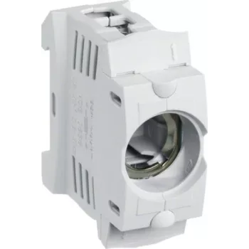 Hager LD043 D02 portafusibles 1 polo 63A para carril DIN