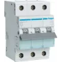 Interruptor automático Hager MBN313 13A 3 polos curva B, 6kA, 3 módulos
