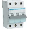 Hager MBN325 interruptor automático 3 polos 25 A curva B 6 kA 3 módulos