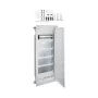 Hager Multimedia Volta HWV VH60NW Distribuidor multimedia empotrable de 5 filas con puerta de acero ranurada, Blanco