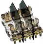 Base seccionadora de fusibles Hager NH00, 3 polos, 160 A, 690 V AC, bornes de tornillo, gris