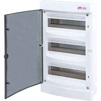 Cuadro de distribución de plástico HAGER PT 36M 3x12M N+PE IP40