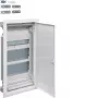 HAGER VU36NWB Cuadro multimedia de plástico PT 2 placas 1 TH35 IP30 630,5x348x94,5 puerta ventilada blanca Volta