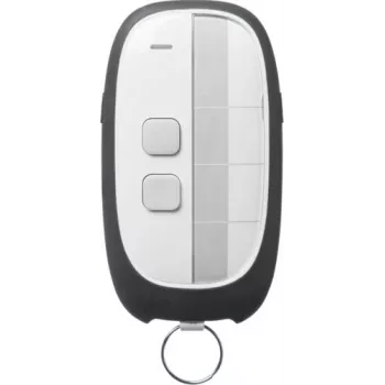 HAGER TU402 emisor de mano por radio KNX RF, 2 teclas, 2 canales, blanco