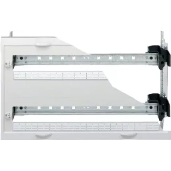 Hager UD22B3 armario de distribución empotrable de acero inoxidable, 2 filas, 24 módulos, 500x300x125 mm