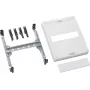 Hager UK21A3 Placa de montaje de 300x250mm de acero galvanizado para cuadros de distribución