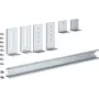 Hager universN Carril DIN de 2 campos UZ02B3, acero, 35mm de ancho, 15mm de alto, DIN EN 60715