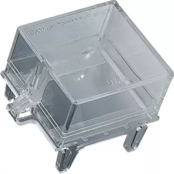 Hager universZ U841 cubierta de sellado 2.5 módulos 53x53x33 mm transparente