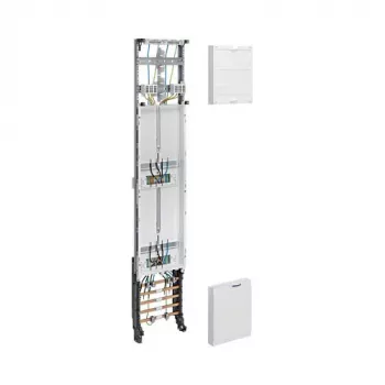 Hager universZ ZH53X3 Panel de contadores completo 1350mm 2 posiciones de contador 1 panel EON