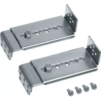 Hager UZ04Z2 Placa de montaje universal de acero inoxidable 118x128x28 mm