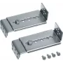 Hager UZ04Z2 Placa de montaje universal de acero inoxidable 118x128x28 mm