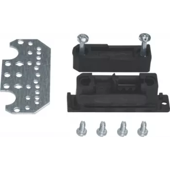 Hager UZ61S2 Soporte para barras colectoras 60mm 1 polo Poliamida Gris