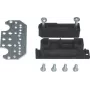 Hager UZ61S2 Soporte para barras colectoras 60mm 1 polo Poliamida Gris