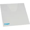 Hager Volta Bolsa para documentos VZ407, PVC transparente, 220 x 240 mm, autoadhesiva