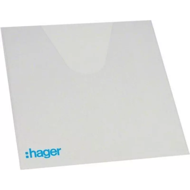 Hager Volta Bolsa para documentos VZ407, PVC transparente, 220 x 240 mm, autoadhesiva