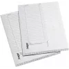 Hager VZ717 Etiquetas rectangulares transparentes no adhesivas, pack de 10
