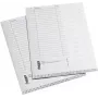 Hager VZ717 Etiquetas rectangulares transparentes no adhesivas, pack de 10