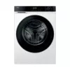 Lavadora de carga frontal Haier X5 HW80-BP14357ETUPL 8 kg 1400 rpm con Wi-Fi, vapor, motor inverter - blanca