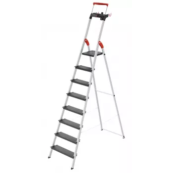 HAILO escalera doméstica L100 TopLine aluminio 8 peldaños