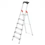HAILO escalera doméstica L80 ComfortLine aluminio 6 peldaños