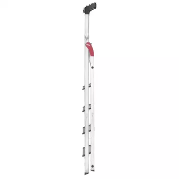 HAILO escalera doméstica L80 ComfortLine aluminio 5 peldaños