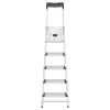 HAILO escalera doméstica L80 ComfortLine aluminio 5 peldaños