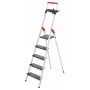 HAILO L100 TopLine escalera doméstica de aluminio, 5 peldaños