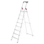 HAILO L60 StandardLine escalera doméstica de aluminio de 8 peldaños