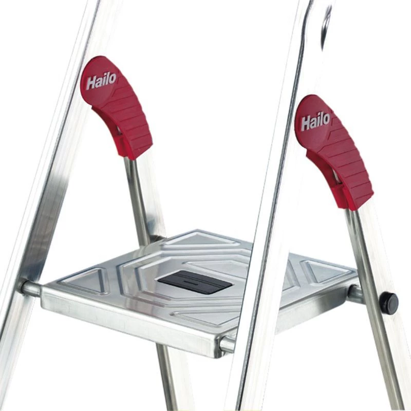 HAILO L60 StandardLine escalera de tijera de aluminio, 6 peldaños, 150 kg, EN 131