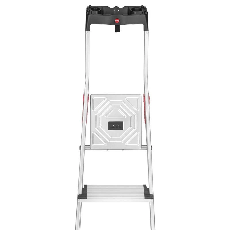 HAILO L80 ComfortLine escalera de tijera de aluminio, 8 peldaños