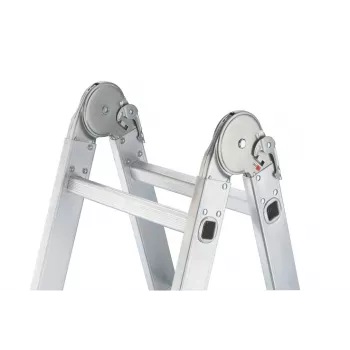 HAILO M60 escalera universal de aluminio 4x3 peldaños escalera articulada multiusos