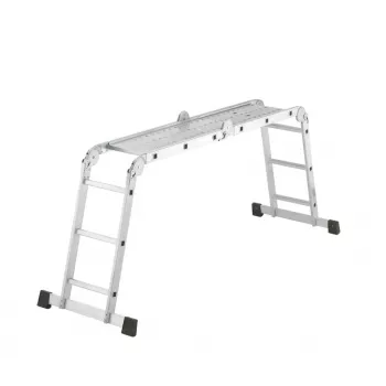 HAILO M60 escalera universal de aluminio 4x3 peldaños escalera articulada multiusos