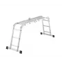 HAILO M60 escalera universal de aluminio 4x3 peldaños escalera articulada multiusos