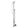 HAILO Master P80 escalera de plataforma móvil, aluminio, 7 peldaños