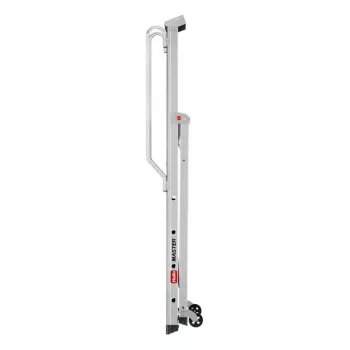 HAILO Master P80 escalera de plataforma móvil, aluminio, 7 peldaños