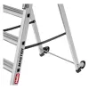 HAILO Master P80 escalera de plataforma móvil, aluminio, 7 peldaños