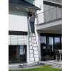 Hailo S100 ProfiLOT escalera combinada, aluminio, 2x6+1x5 peldaños, 3 tramos, carga máx. 150 kg