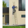 Hailo S100 ProfiLOT escalera combinada, aluminio, 2x6+1x5 peldaños, 3 tramos, carga máx. 150 kg
