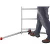 Hailo S100 ProfiLOT escalera combinada, aluminio, 2x6+1x5 peldaños, 3 tramos, carga máx. 150 kg