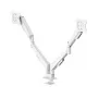 Hama 00220908 Soporte doble para monitor, muelle de gas, movimiento completo, 17-35