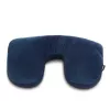 Hama almohada de viaje 2 en 1 de microperlas, reposacabezas, 35 x 25 cm, azul oscuro (00178169)