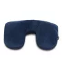 Hama almohada de viaje 2 en 1 de microperlas, reposacabezas, 35 x 25 cm, azul oscuro (00178169)