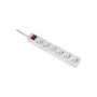 Hama Regleta de 6 tomas con interruptor y protección infantil, cable de 1,4 m, blanca