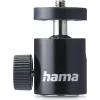 Hama rótula para trípodes, 50 mm de altura, rosca de 1/4 de pulgada, Ø 30 mm, negra 00005001
