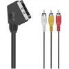 Hama Classic Line Cable SCART a 3 RCA de audio/vídeo, 1,5 m, negro 00305015