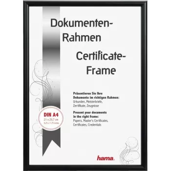 Hama Detroit marco de aluminio individual en negro, mate, 15 x 20 cm 00175892